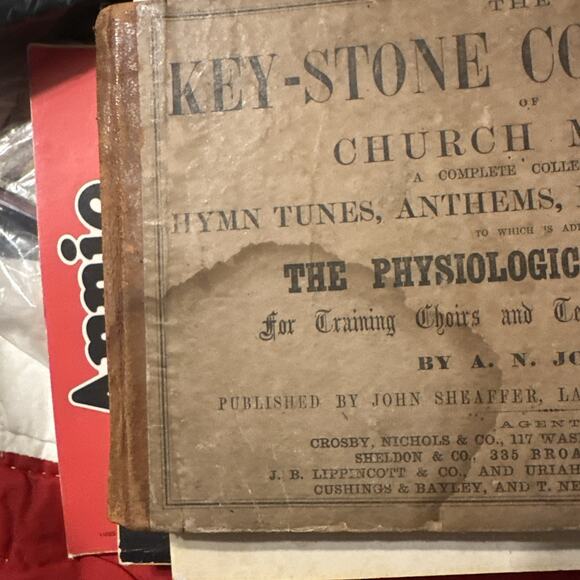 The Key Stone Collection Of Church Music - Hymns Psalms by A N Johnson HB 1857 - Picture 3 of 11